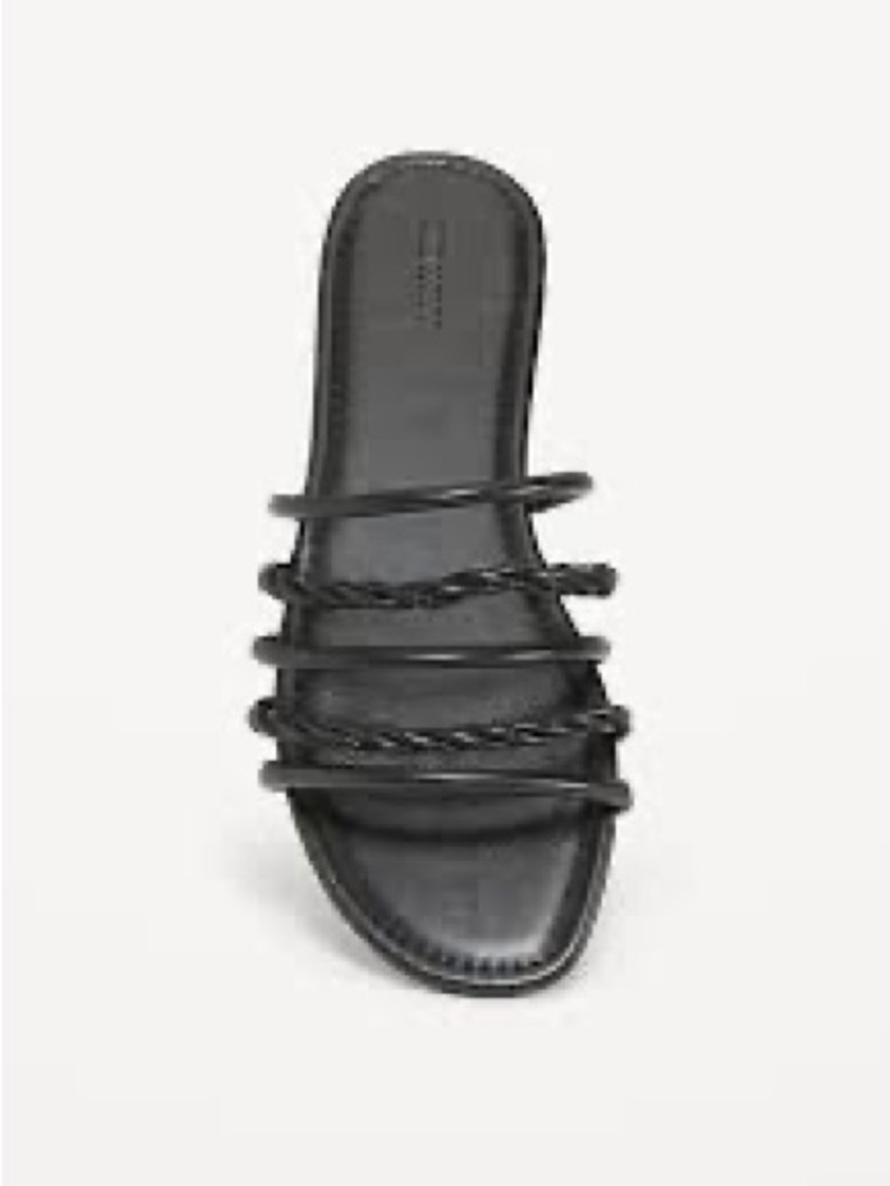Old Navy Faux Leather Tubular Twist Sandals - US 10